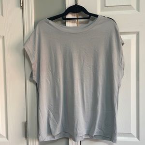 Loft dolman style muscle t-shirt blue gray